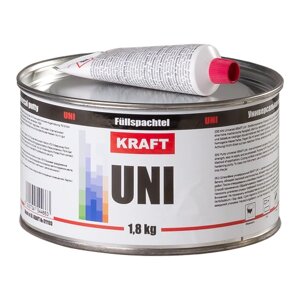Шпаклевка универсальная "KRAFT UNI" с отвердителем ,1,8кг+50гр