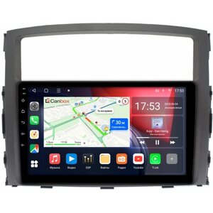 Штатная магнитола Mitsubishi Pajero IV 2006-2021 авто с Rockford Canbox L-Line 4296-9070 Android 10 (4G-SIM, 6/128, TS18, DSP, QLed)