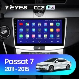 Штатная магнитола Teyes CC2 Plus 4/64 Volkswagen Passat B6 (2005-210)B7 (2010-2015)
