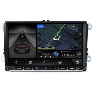 Штатная магнитола Volkswagen Passat B6, Passat B7, Passat CC 2005-2015 Canbox H-Line 7302-4/32 Android 10 (4G-SIM, DSP, QLed)