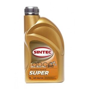 SINTEC Масло Моторное Sintec Super 10w-40 Полусинтетическое 1 Л 801893