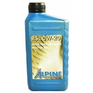 Синтетическое моторное масло ALPINE RSL 0W-20, 1 л