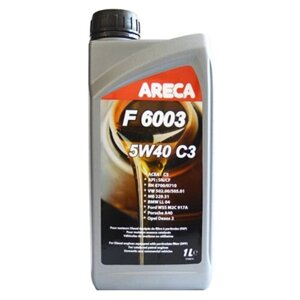 Синтетическое моторное масло Areca F6003 5W40, 1 л