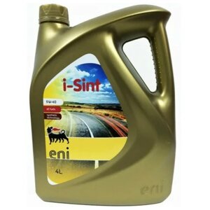 Синтетическое моторное масло Eni/Agip i-Sint 5W-40, 4 л