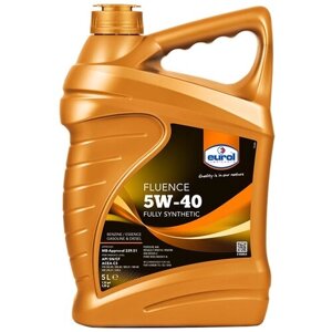 Синтетическое моторное масло Eurol Fluence 5W-40 ACEA C3 MB 229.51 5л