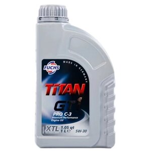 Синтетическое моторное масло FUCHS Titan GT1 PRO C-3 5W-30, 1 л, 1 шт.