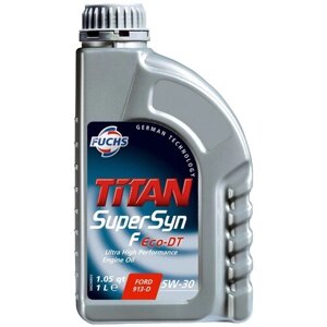 Синтетическое моторное масло FUCHS Titan SuperSyn F Eco-DT 5W-30, 1 л, 1 шт.