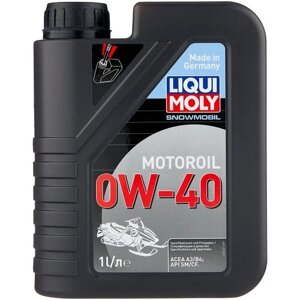 Синтетическое моторное масло LIQUI MOLY Snowmobil Motoroil 0W-40, 1 л, 1 шт.