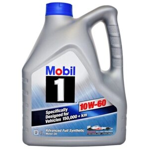 Синтетическое моторное масло MOBIL 1 10W-60, 4 л, 1 шт.