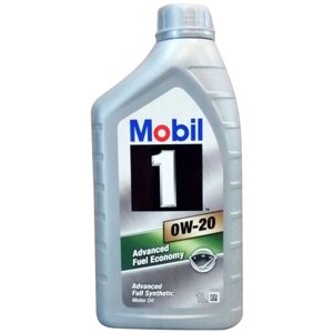 Синтетическое моторное масло MOBIL 1 Advanced Fuel Economy 0W-20, 1 л, 1 шт.