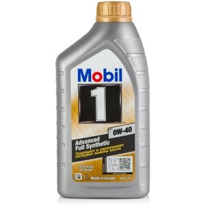 Синтетическое моторное масло MOBIL 1 FS 0W-40, 1 л, 1 шт.
