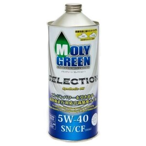 Синтетическое моторное масло MolyGreen Selection 5W-40 SN/CF, 1 л, 1 шт.