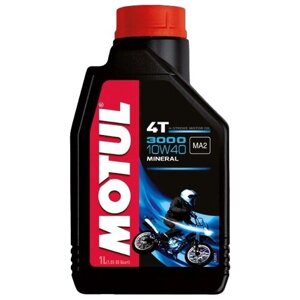 Синтетическое моторное масло Motul 3000 4T 10W40, 1 л, 1 шт.