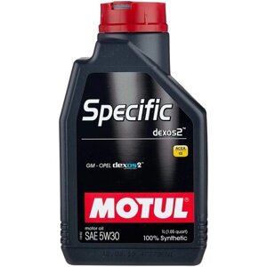 Синтетическое моторное масло Motul Specific dexos2 5W30, 1 л, 1 шт.
