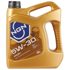 Синтетическое моторное масло NGN Profi 5W-30, 4 л, 1 шт.
