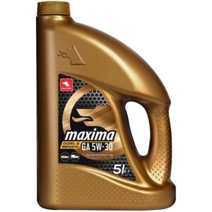 Синтетическое моторное масло Petrol Ofisi Maxima GA 5W-30, 5 л, 1 шт.