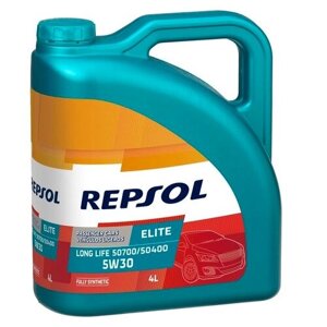 Синтетическое моторное масло Repsol Elite Long Life 50700/50400 5W30, 4 л, 1 шт.