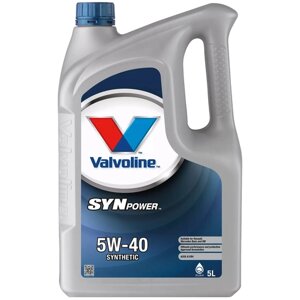 Синтетическое моторное масло VALVOLINE SynPower 5W-40, 5 л, 1 шт.