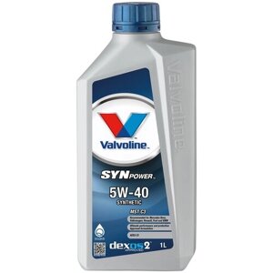 Синтетическое моторное масло VALVOLINE SynPower MST C3 5W-40, 1 л