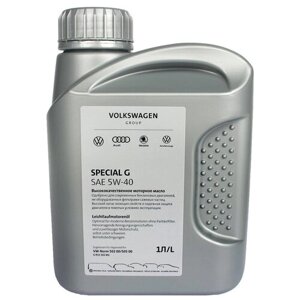 Синтетическое моторное масло VOLKSWAGEN Special G 5W-40 (G52502), 1 л, 1 шт.