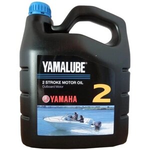 Синтетическое моторное масло Yamalube 2M Outboard TC-W3 2-Stroke Engine Oil, 4 л, 1 шт.