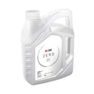 Синтетическое моторное масло ZIC Zero 0W-20, 4 л, 1 шт.