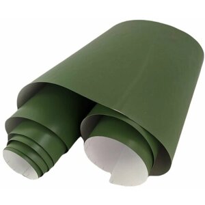 SunGrass / Пленка матовая виниловая самоклеящаяся армейский зелёный 1,52 х 30 см / Для автомобиля, мебели, техники, рукоделия и канцелярских товаров