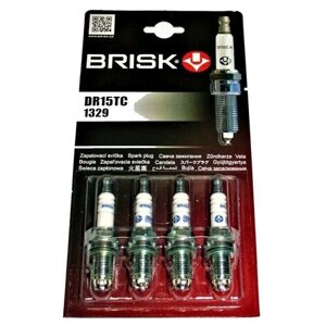 Свеча "BRISK" 2112 (16 кл. EXTRA"медн. электрод) (3-х конт.) (з. 0,8 мм)