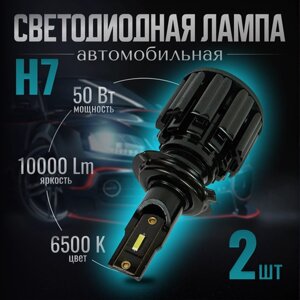 Светодиодная автомобильная LED лампа с цоколем H7