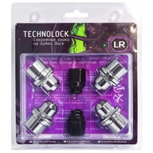 TECHNOLOCK LR Секретные гайки колеса М14x1.5x46 ключ 22мм пресс-шайба