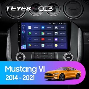 TEYES Магнитола CC3 3 Gb 9.0" для Ford Mustang VI S550 2014-2021 Вариант комплектации F1 - Аварийка кнопкой 32 Gb