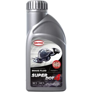 Тормозная жидкость sintec SUPER DOT-4, 0.46, 455