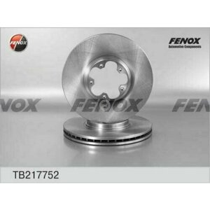 Тормозной диск Fenox TB217752 Ford: 4041427 4395257 1456667 1738807 1C1J1125A2D. Meritor (Ror) MBR6002 Ford Transit C