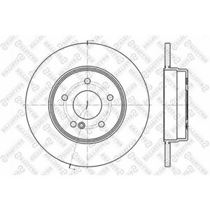 Тормозной диск stellox FH2d GL fthfpn 6020 3340 SX 3616964 stellox