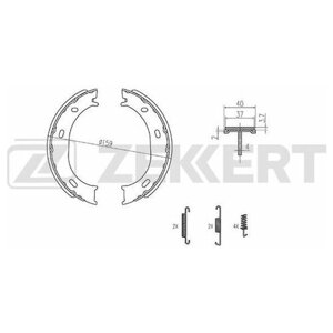 Тормозные колодки Zekkert BK4324