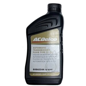 Трансмиссионное масло AcDelco АКПП ATF TYPE III (946 мл) 10-9240