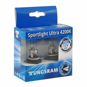 Tungsram лампы галогенные tungsram sportlight ULTRA 12V HB3 60W 2 шт 9005SBU B2