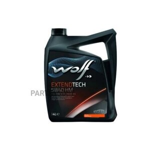 WOLF OIL 8321382 масло моторное extendtech 5W40 HM 4L