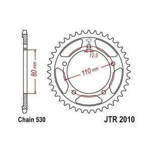 Звезда JT ведомая JTR2010.40 40 зубьев
