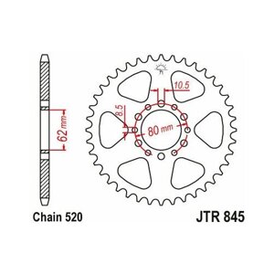 Звезда JT ведомая JTR845.49 49 зубьев
