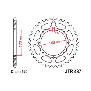 Звезда ведомая JTR487 43