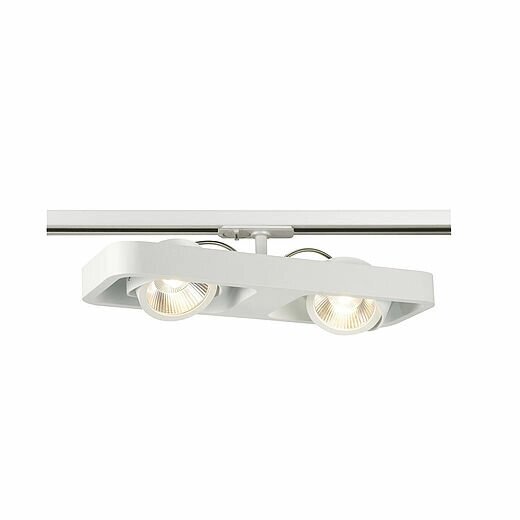 1Phase-Track, Lynah Double Светильник C Cob Led 2X 10Вт (21Вт), 3000К, 1320Lm, 24°, Белый от компании MetSnab - фото 1