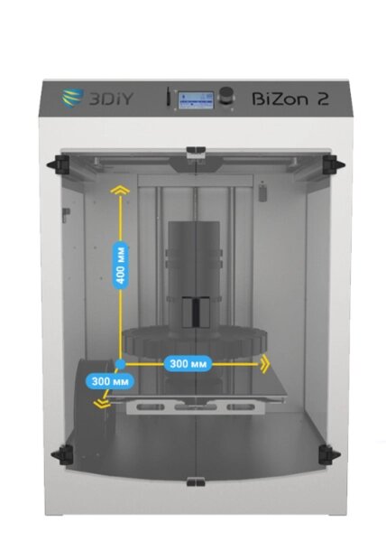 3D-принтер Bizon 2 Без закрытого корпуса от компании MetSnab - фото 1