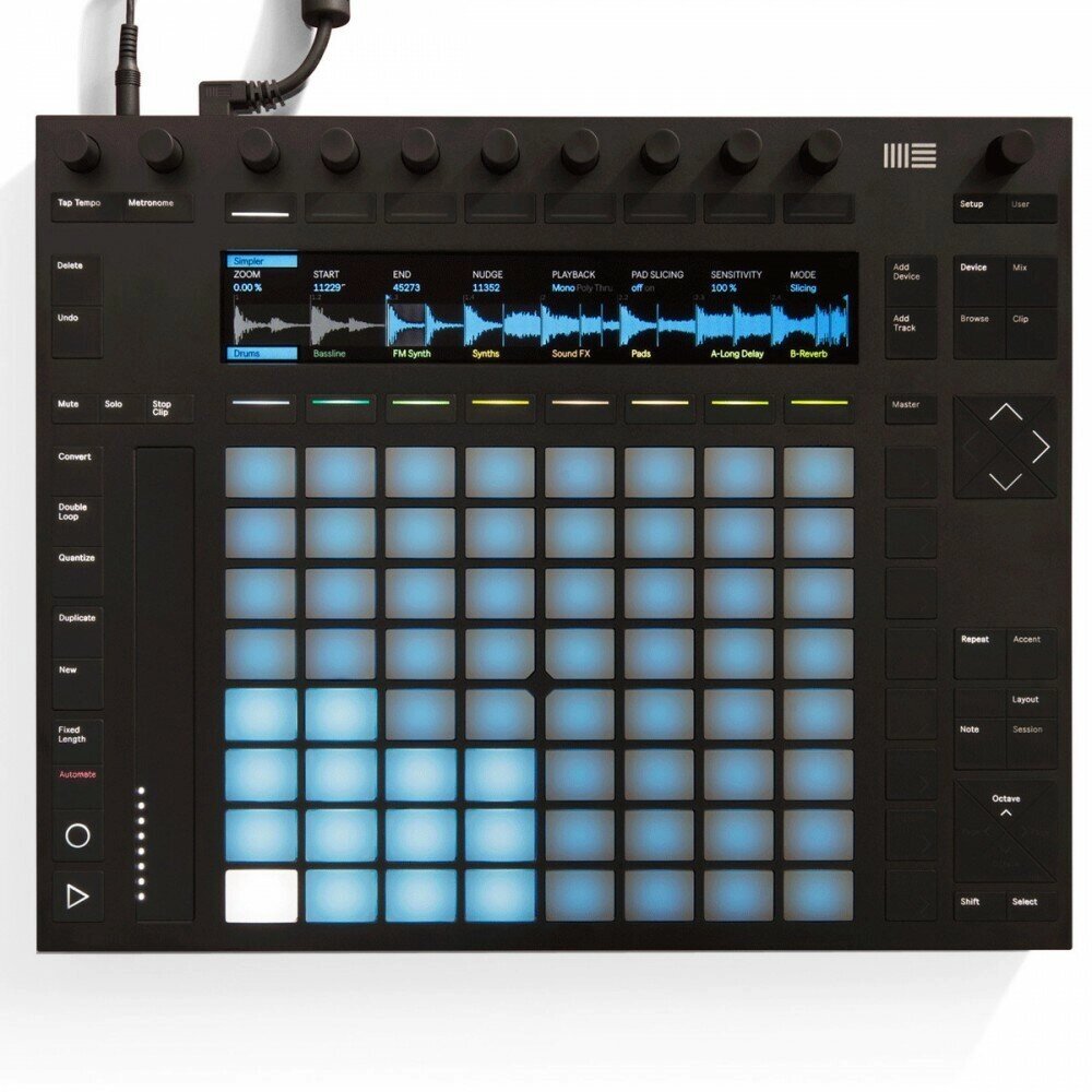 Ableton Push 2 + Suite bundle USB MIDI контроллер, графический LCD дисплей, 64 чувствительных подсве от компании MetSnab - фото 1