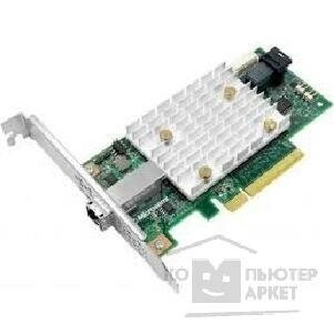 Adaptec SmartHBA 2100-4i4e 2292200-R 4 internal ports, 4 external ports, PCIe Gen3 ,x8,, RAID 0 1 10 5,, FlexConfig от компании MetSnab - фото 1