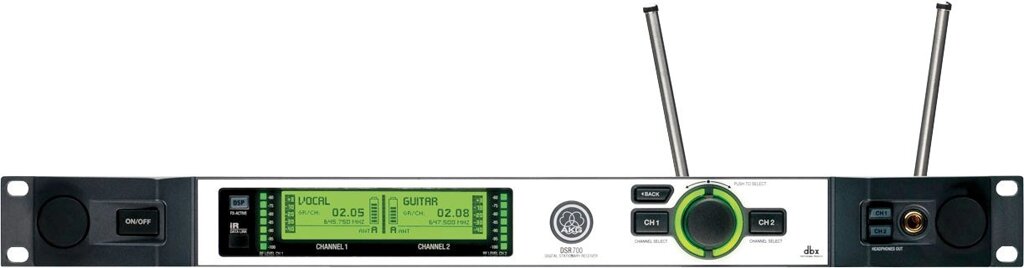 AKG DSR700 V2 BD1 цифровой двухканальный стационарный приёмник серии DMS700 от компании MetSnab - фото 1