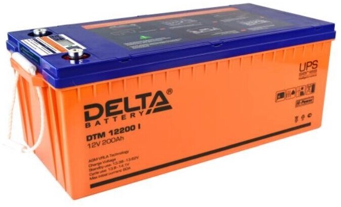 Аккумуляторная батарея Delta DTM 12200 I от компании MetSnab - фото 1