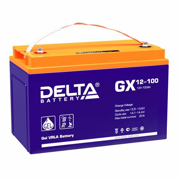 Аккумуляторная батарея Delta GX 12-100 от компании MetSnab - фото 1