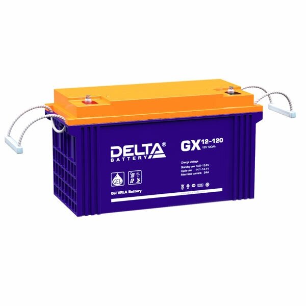 Аккумуляторная батарея Delta GX 12-120 от компании MetSnab - фото 1