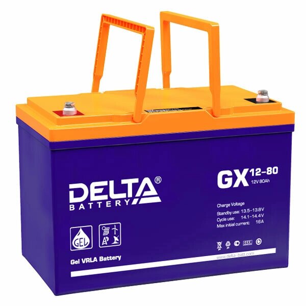 Аккумуляторная батарея Delta GX 12-90 от компании MetSnab - фото 1